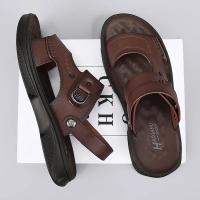 Nuevas sandalias 2025 de los hombres de verano de los hombres de la plataforma exterior desgaste playa antideslizante sandalias de doble propósito papá zapatillas resistentes al desgaste - details 0