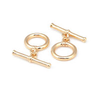 Anillo redondo de latón de Color dorado de 18K, cierre de palanca circular O, cierres de conexión para pulsera, suministros para fabricación de joyas, accesorios Diy - details 32