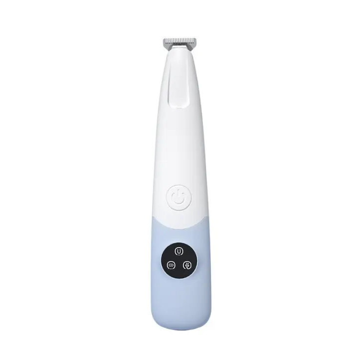 Recortador de patas de perro con luz LED, recortador de patas de gato inalámbrico de bajo ruido de 50 dB para cachorros, gatitos, mascotas pequeñas, kit de aseo recargable por USB para patas, orejas, cara y espalda - 1