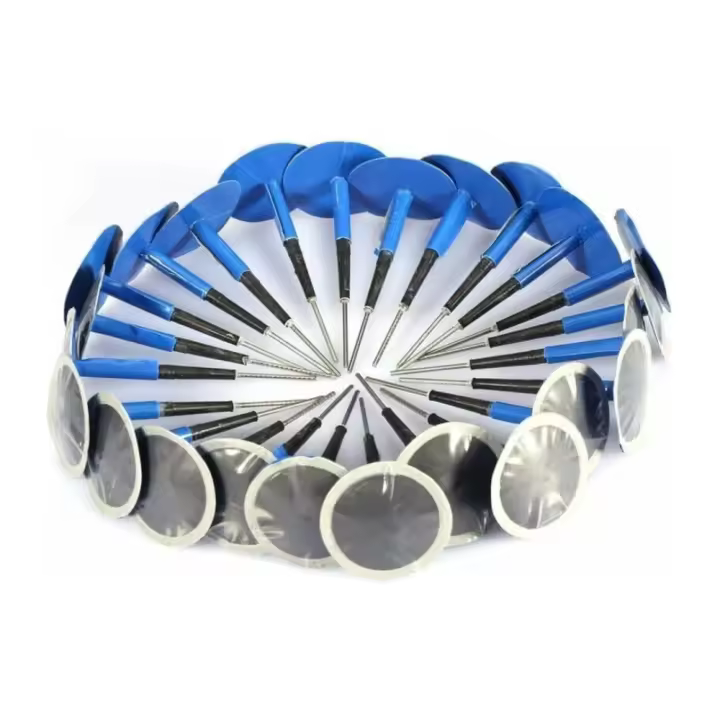 Kit de Reparación de Neumáticos sin Cámara Universal 24 Piezas Ideal para Motos y Coches - 1