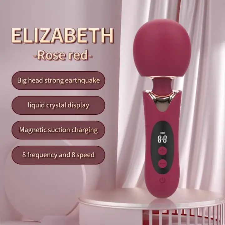 JIUUY Potente Vibrador AV Estimulador de Clítoris Magia Masajeador de Punto G para Mujeres - 1