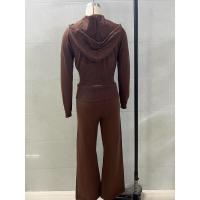 Conjunto de dos piezas de moda para mujer, Top con capucha, pantalones informales, ajustados, primavera - details 41