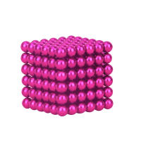 Bolas magnéticas 3D de escritorio para aliviar el estrés, juguetes educativos de aprendizaje, cubo mágico, 222 piezas, Original - details 15