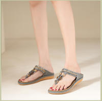 Sandalias planas ligeras y cómodas para mujer, de verano 2025, informales, de moda, para playa, tallas grandes. - details 10