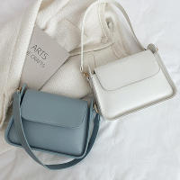 Bolsos cruzados para mujer, bolso de hombro de cuero de PU de Color sólido, bolso pequeño de moda - details 6