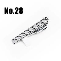 Nuevo Clips para corbata clásicos simples de 4cm, accesorios de Pin diario de Metal para hombre, regalo - details 30