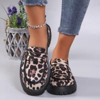 Mocasines con estampado de moda para mujer, zapatos planos informales, sin cordones, Otoño e Invierno - details 1
