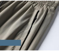 Pantalones Casuales para Hombres CHAIFENKO Cómodos, Transpirables, Secado Rápido, Longitud Completa, Abrigo de Nylon, Estilo Básico - details 8