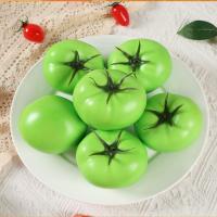 Mini adorno de tomate Artificial, modelo de tomate de simulación de plástico realista, artesanías, accesorios de verduras falsas, decoración del hogar, 5 uds. - details 19