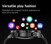 Reloj inteligente resistente al agua para hombre, pulsera con pantalla HD de 1,53 pulgadas, GPS, NFC, control del ritmo cardíaco, llamadas, Bluetooth, para Android - details 18