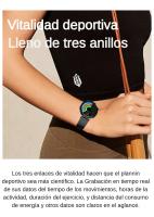 2025 Reloj Inteligente Mujer, Reloj Inteligente con Pantalla AMOLED de 1.32", Llamada Bluetooth, Esfera de Reloj Personalizada, Podómetro, Monitor de Oxígeno en Sangre, Frecuencia Cardíaca y Sueño, Compatible con iPhone Android, Correas Dobles - Acero y S - details 6