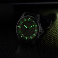 Reloj de Cuarzo Multifunción PAGANI DESIGN 2024 Resistente al Agua 100M, Vidrio de Zafiro, Correa de Cuero Elegante para Hombres - details 3