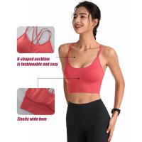 1 unidad de sujetadores deportivos de algodón para mujer, Sujetador deportivo liso con realce para trotar, gimnasio, Sujetador deportivo para mujer, ropa interior para chica, Fitness, correr, Yoga, Top deportivo - details 6