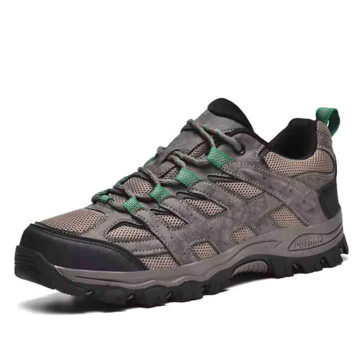 Zapatos de senderismo de marca para hombre, zapatillas deportivas transpirables, zapatillas de Turismo de escalada, zapatos de montaña al aire libre, zapatos de Trekking antideslizantes - 1