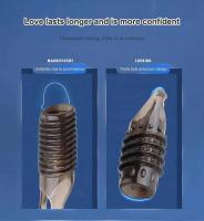 Leten Pellet Bump Sleeve productos de silicona para hombres, juguetes sexuales eróticos de retraso de espesamiento abierto, masturbador Anal hueco Gay Bdsm - details 2