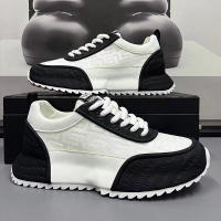 Zapatos informales de malla para hombre, zapatillas deportivas con plataforma, talla más grande, suela completa, para verano - details 5