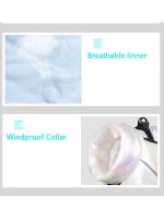 Chaqueta de plumón para perro, ropa impermeable para perros pequeños, mono con cuello incorporado, abrigo reflectante para mascotas, Bulldog Francés, Invierno - details 25