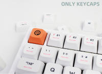 Teclas PBT de 141 teclas para juegos, Teclado mecánico MX Switch, juego blanco Simple, perfil XDA, sublimación DIY - details 16