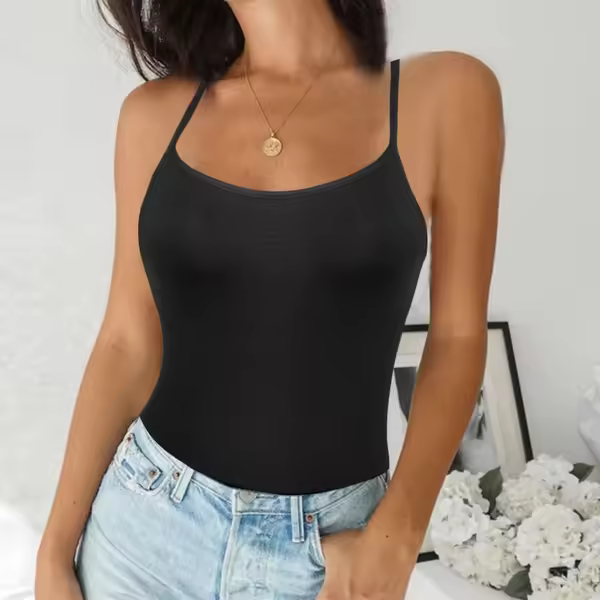 Chaleco deportivo para mujer Camiseta sin mangas con top corto para mujer - 1