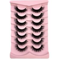 Nueva alta imitación de pelo de visón, tallo transparente, cruz suave natural, pestañas postizas populares - details 4