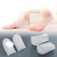 Plantilla Invisible con aumento de altura para hombre y mujer, calcetines de silicona con tacón, 2,5 cm, suela blanca para fascitis plantar - details 23