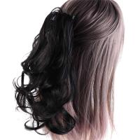 Aumento sintético del volumen del cabello, extensión de cabello, pinza de garra Natural, cola de caballo, cola de caballo ondulada corta, peluca de cola de caballo, peluca de media cola de caballo - details 13