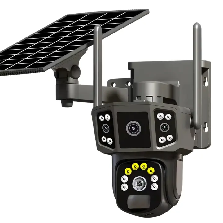 Cámara de Seguridad IP KEPEAK de 9MP WiFi, Detectación Humana, Seguimiento Automático, Apróximate, Audio, Estilo Turret Interiores y Exteriores Certificado CE - 1