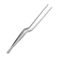 Pinzas de acero inoxidable gruesas de alta precisión para reparaciones electrónicas y arte de uñas, alineación perfecta, agarre - details 4