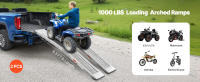 SucceBuy Rampas de Acero, Rampas Estables Universales con Asas para ATV, UTV, Motocicleta, Bicicleta eléctrica - details 0