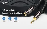 Cable de Audio estéreo AUX de 3,5mm, Cables de extensión de auriculares macho a hembra para auriculares，Smartphone, 5 piezas - details 0