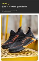 Zapatos De Seguridad Para Hombre Indestructibles Antipinchazos Transpirables Con Punta De Acero Ligeros Botas De Trabajo Con Suela De Goma - details 4