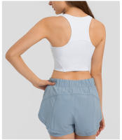 Sujetador Deportivo de Alta Cintura SHINBENE con Cojín para Mujeres Estilo Chaleco Inalámbrico para Gimnasio y Entrenamiento Tipo Tank Top con Sujetador Incorporado - details 10