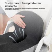 Cojín de Espuma Viscoelástica para Asiento,Almohada de Apoyo Lumbar para Aliviar el Dolor de Ciática,para Oficina y Coche - details 1