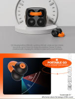 VAORLO-auriculares TWS con Bluetooth 5,3 ENC, cascos con reducción de ruido, pantalla Digital LED, calidad de sonido HIFI, Mini auriculares deportivos portátiles para música - details 9
