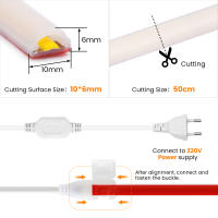 Cinta LED Adhesiva Moderna GAHADA 288LEDs/m Impermeable Flexible Enchufe de Potencia EU - details 4