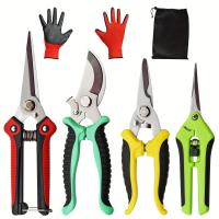 Tijeras de Poda Profesionales de Acero Inoxidable Cortador de Mano Afilado para Jardín - details 3