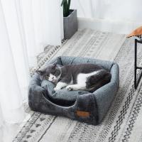 Nido triangular cerrado para gato, casa para mascotas, cálido y grueso, sueño profundo, suministros para mascotas, nuevo - details 4