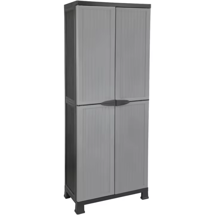 Exterior e Interior, Jardín y Terraza, 4 Baldas, 2 Puertas, 60kg Carga Máxima, Dimensiones - 1