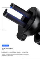 Soporte universal para teléfono móvil, accesorio para automóvil, adecuado para iPhone 15/14/13 Plus Pro MAX, Xiaomi/Redmi Note 11 galaxy S24 Ultra S23 S22, dorado - details 4