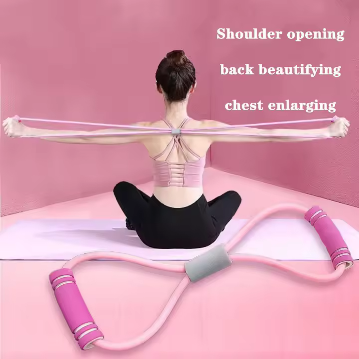 Banda elástica de goma para yoga, cinturón de tensión para hacer ejercicio, 8 tipos - 1