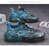 Botón giratorio de otoño para hombre, malla transpirable, versátil, informal, palomitas de maíz, amortiguador de aire, zapatos deportivos de moda para papá - details 17