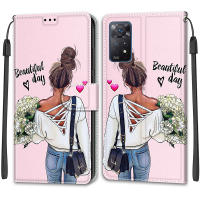 Funda tipo billetera de mariposa para Xiaomi Redmi Note 11 Pro Plus 11S 4G 5G, cubierta trasera protectora de cuero con tapa magnética y ranura para tarjeta - details 37