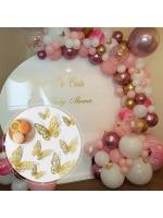 Pegatinas decorativas de mariposas en 3D, accesorios para el hogar, decoración de ramos de globos de boda, 12 piezas - details 14