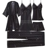 Conjunto de mujer y encaje, pijama de verano con pantalón, ropa casual para el hogar, bata estilo kimono, PJS - details 35