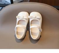 Zapatos de cuero para niñas, calzado de estilo coreano con fondo suave y pajarita, planos versátiles y elegantes, novedad de otoño, 2024 - details 5