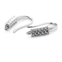 Ganchos de Pendientes de Brasso Dorado 18K con Zirconia Accesorios de Joyería DIY de Alta Calidad para Mujeres - details 16