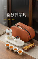 Juego de té de viaje portátil Juego de té de Kung Fu al aire libre Taza Kuaike Regalos de negocios chinos festivos - details 1