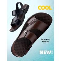 Sandalias de cuero suave de verano para hombre, sandalias antideslizantes informales con punta abierta para exteriores, sandalias deportivas cómodas para playa - details 4