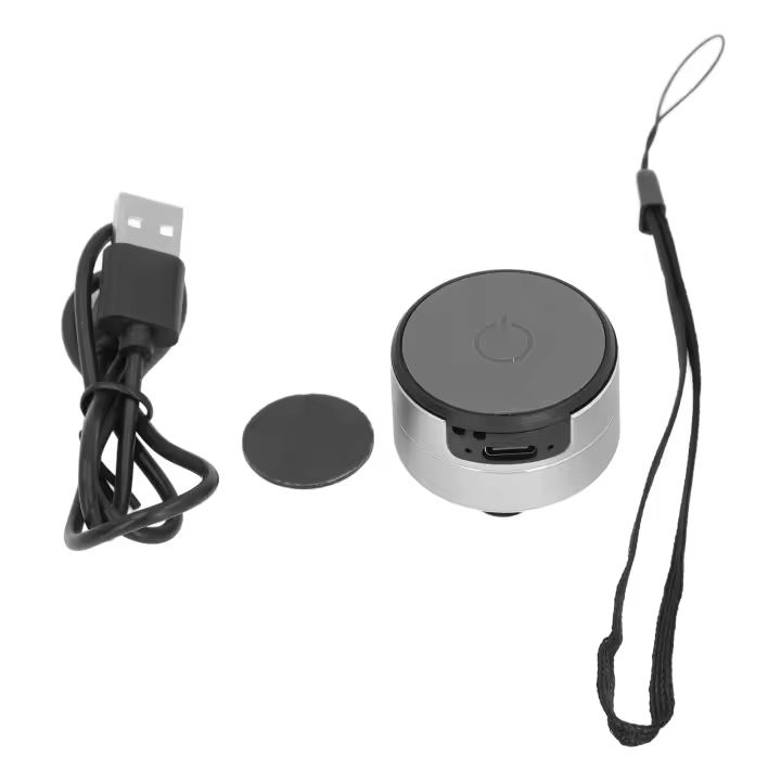Altavoz de Conducción Ósea Inalámbrico 3W 4Ω 5V Altavoz Estéreo BT5.3 con Ventosa para Cocina y Exteriores Plata 10m - 1