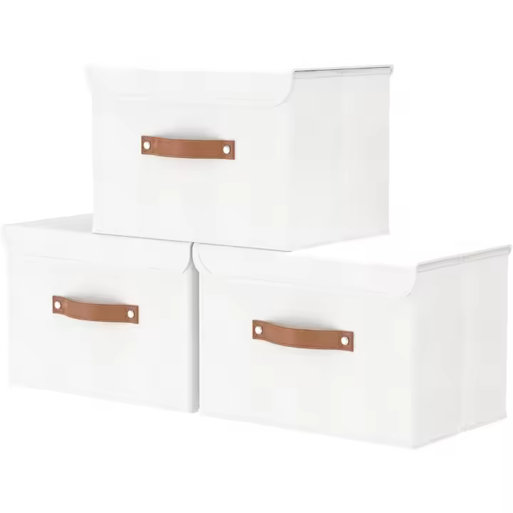 Caja de Almacenamiento Plegable de 45l. x 30an. x 30al. Cubos de Tela Lavables - 1